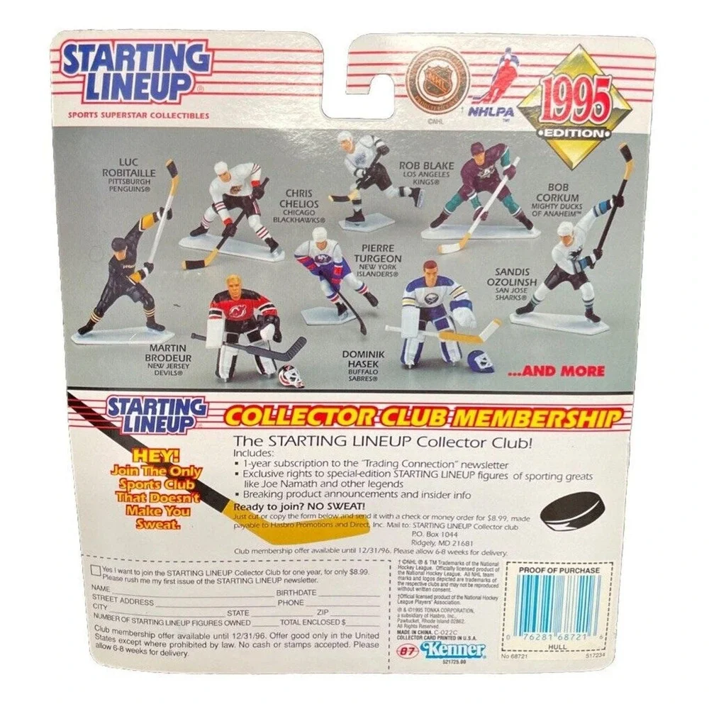 Brett Hull Starting Lineup 1995 Edition‎ St Louis Blues Figure